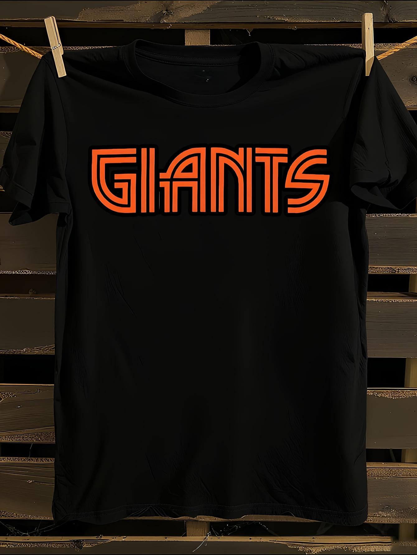 Giants Logo Print 100% Cotton T-shirt XXXL