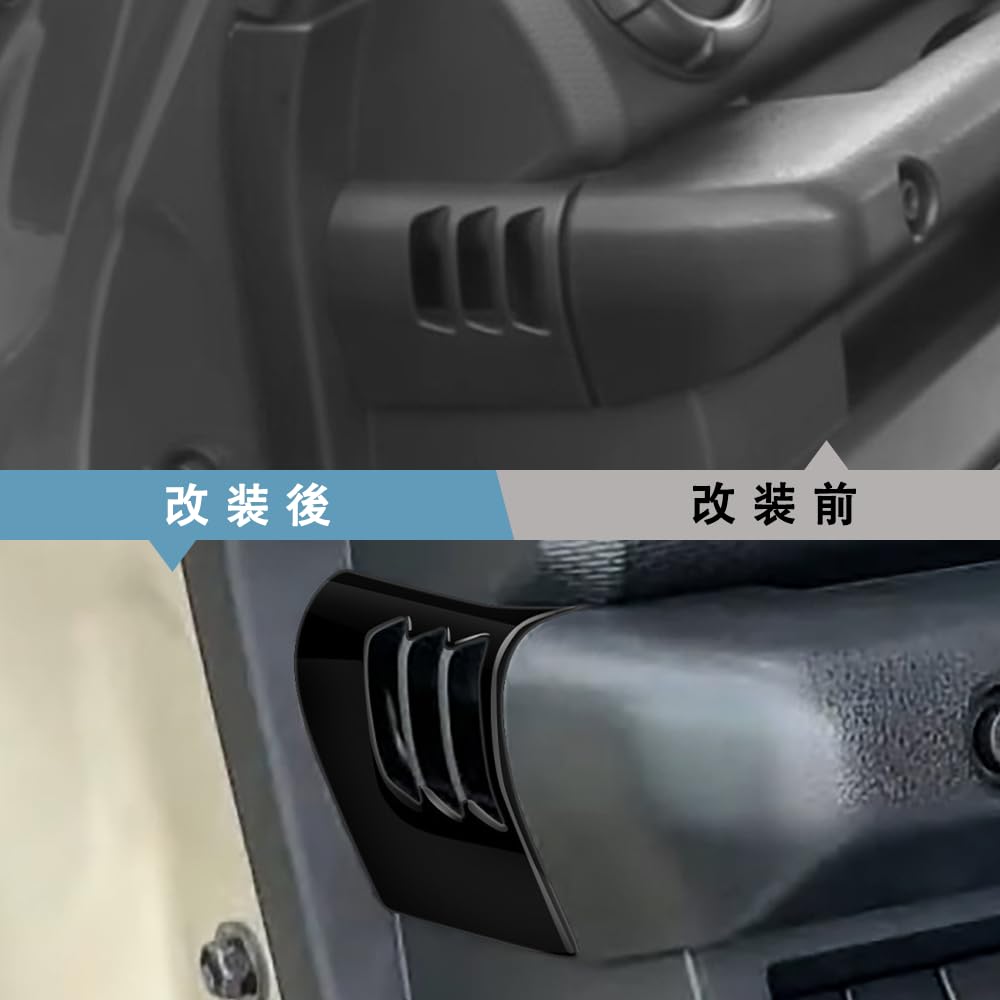 TADOKAPATU Front Air Conditioner Air Vent Air Air Vent Interior ABS 2PCS Cover, Cover, Duct, Panel, Panel, Vehicle-Specific Design, Resin, [Piano