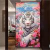 Tamaño Grande Selva Tigre Leopardo Dragón Flor Pintura Diamante Punto de Cruz DIY Bordado Mosaico Completo Decoración Animales Salvajes A877