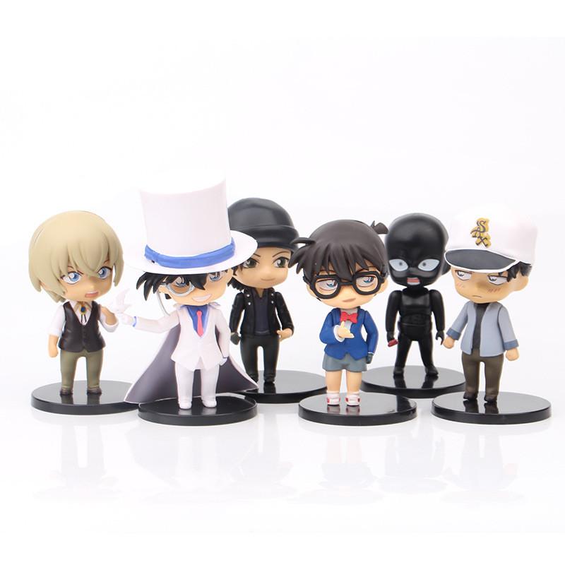 Conan Detective And Kid The Phantom Thief Pvc Models For Desk Decor And Gift