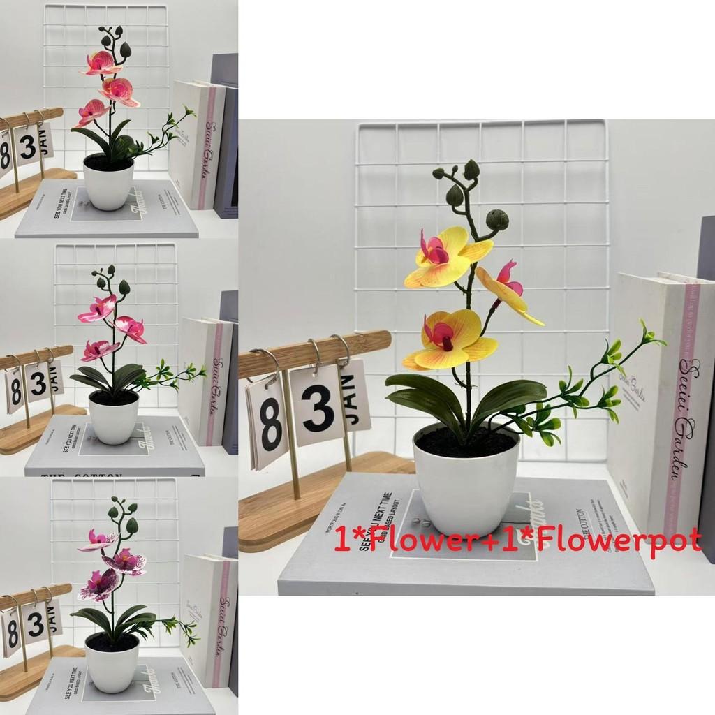 Schmetterlingsorchidee Künstliche Pflanze Dekoration für Hochzeitsfotografie und Heimgebrauch