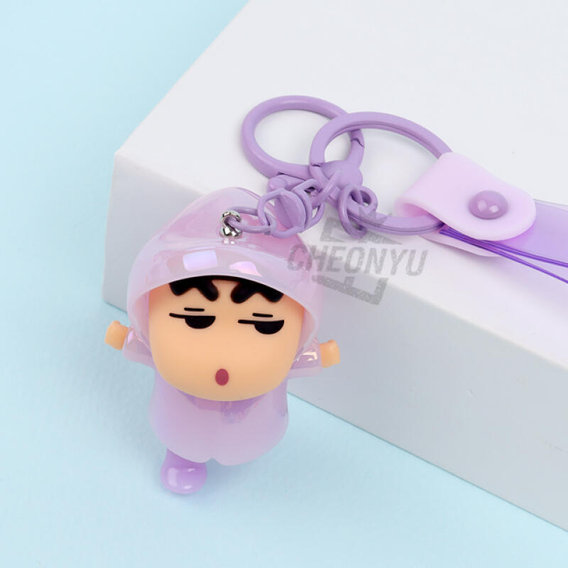 [Crayon Shin-chan] Crayon Shin-chan Pastel Raincoat Keychain
