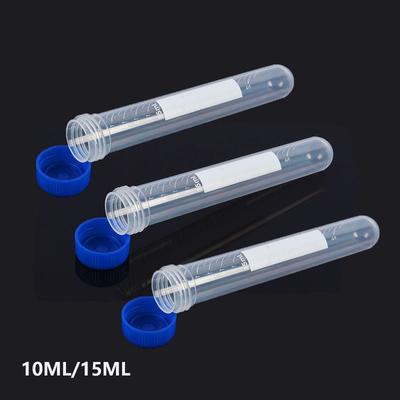 10ml/15ml Screw Cap Round-bottom Graduated Centrifuge Tube Plastic Centrifuge Tube