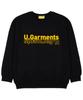 UNION GARMENTS U Garments Terry Oversized Sweatshirt Black