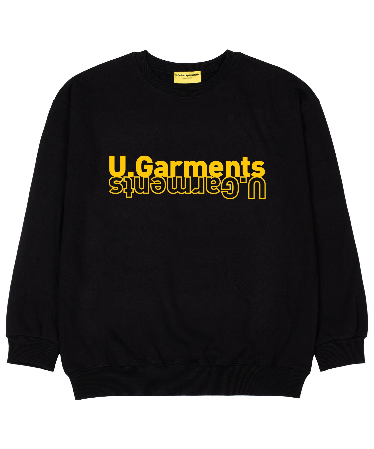Union Garments U Garments Терри Оверсайз Толстовка Черная Xl