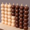 Wooden Children's Early Education Boxed Three-dimensional Double Quadruple Game Chess Puzzle Tabletop Interactive Student Chess Toys