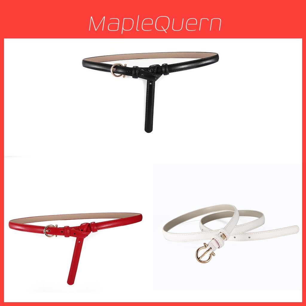 Korean Style Womens Leather Belt With Metal Buckle For Casual Office Fashion