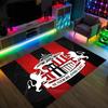 Sunderland Design Crystal Velvet Carpet Cozy Non?Slip Printed Rug For Bedroom Living Room Entrance