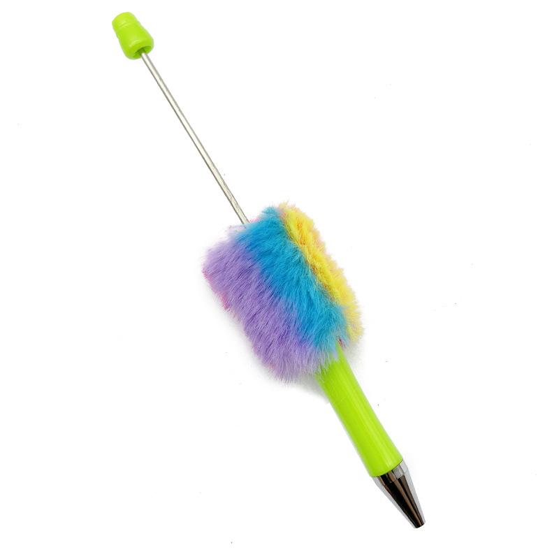 20Pcs Newest Colour Creative Plush Ballpoint Pen Ballpoint Pen DIY ballpoint pen Gift for Student Office Supplies