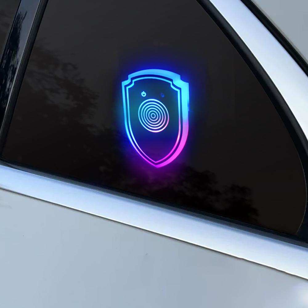 

Colorful Shield Interior Atmosphere Light Modification Decoration Wireless Automotive Triangle Window Luminous Atmosphere Light