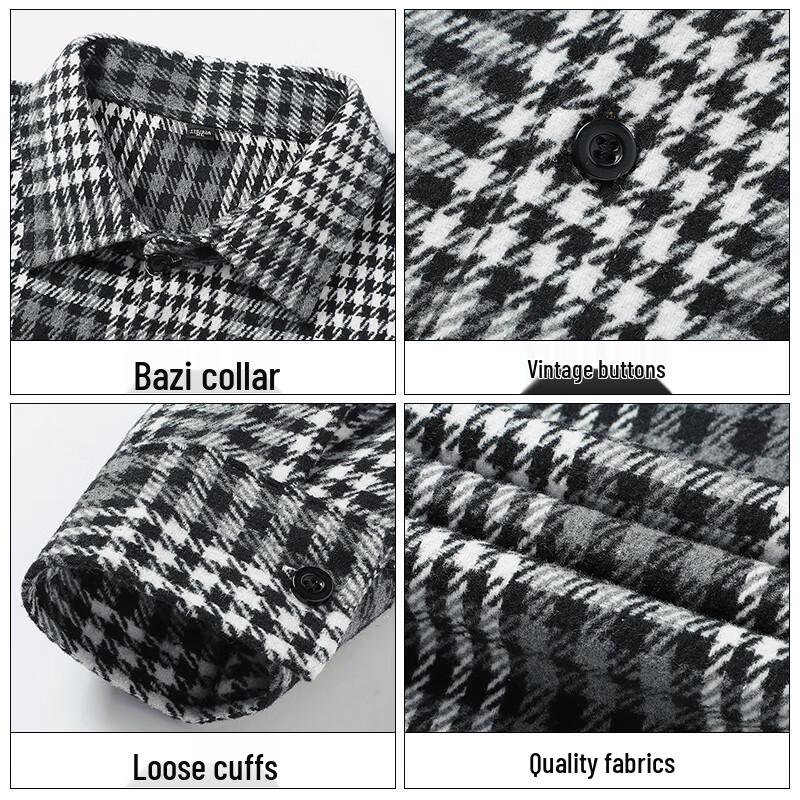 Jeanswest Men's Autumn Casual Long Sleeve Shirt