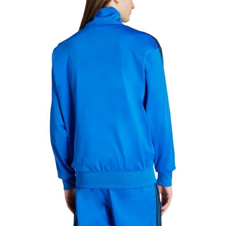 adidas Logo Stand Collar Zipper Loose Fit Long Sleeve Jacket Men's Blue