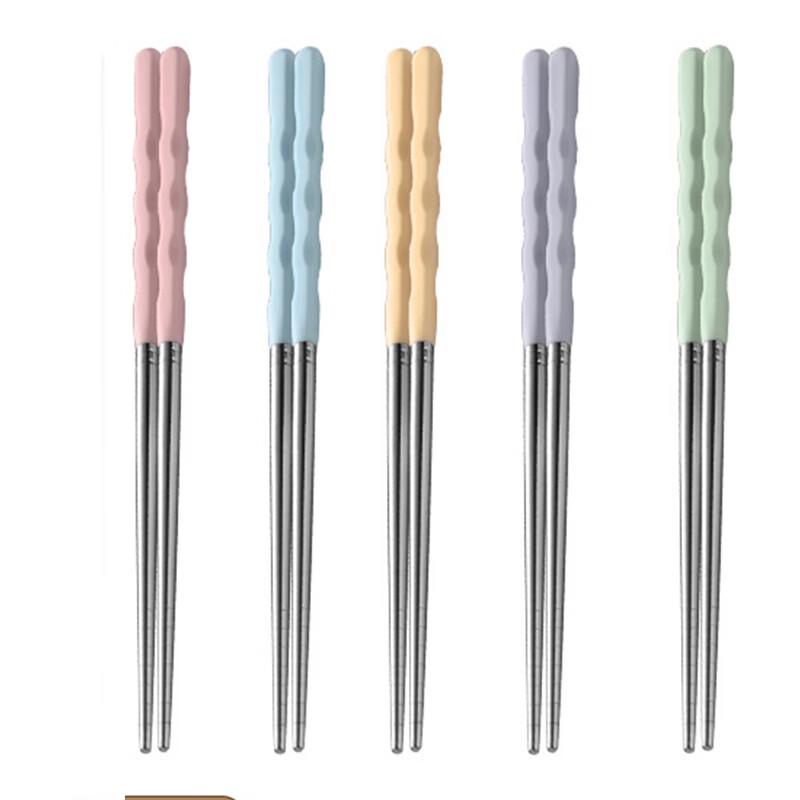 Ruhan European Style 304 Stainless Steel Chopsticks Set