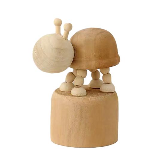 

Дерев яна іграшка-пальчикова лялька Мультяшна міні-фігурка слона, тигра, собаки для DIY-виробів, прикраси для домашньої вечірки D