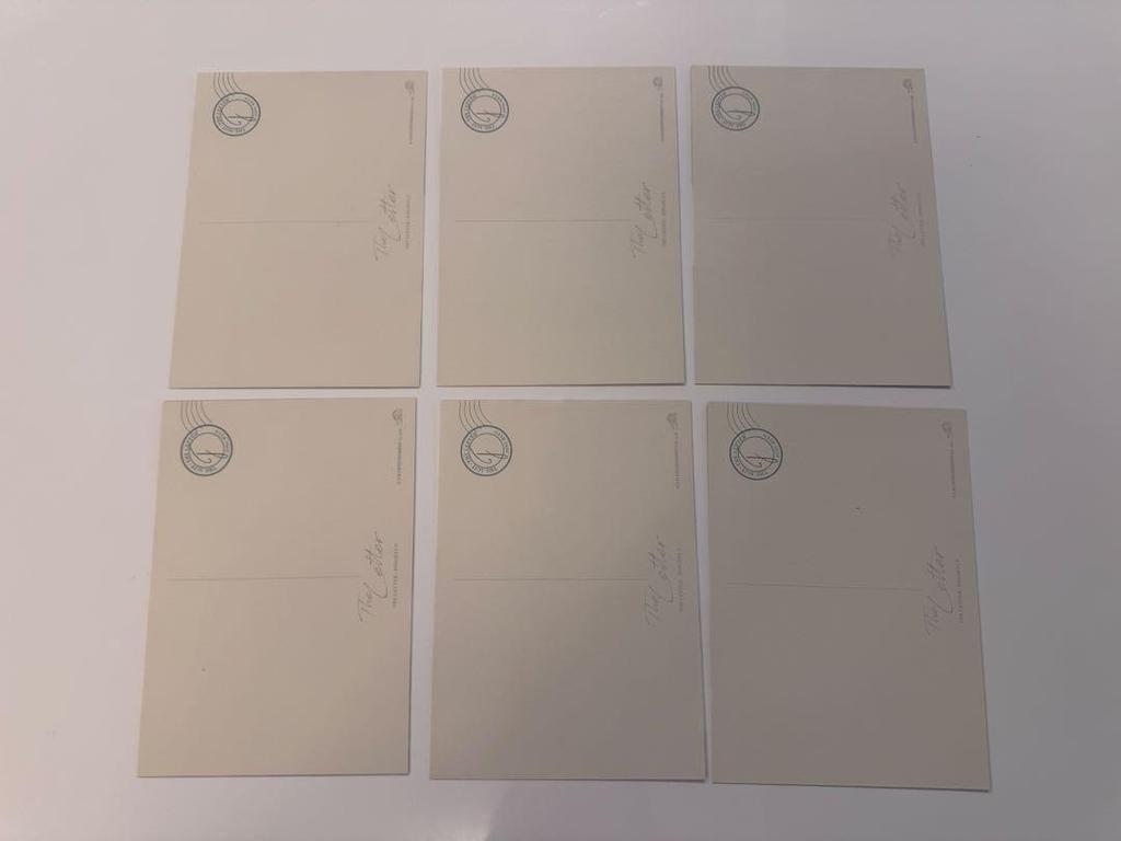 [USED] SHINee Jonghyun the letter postcard set