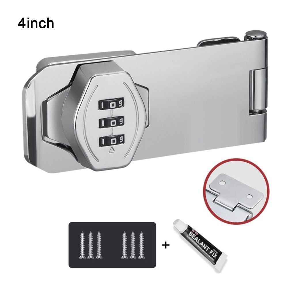 Anti-Theft Cabinet Password Locks Zinc Alloy Window Stoppers New Combination Coded Lock  Door