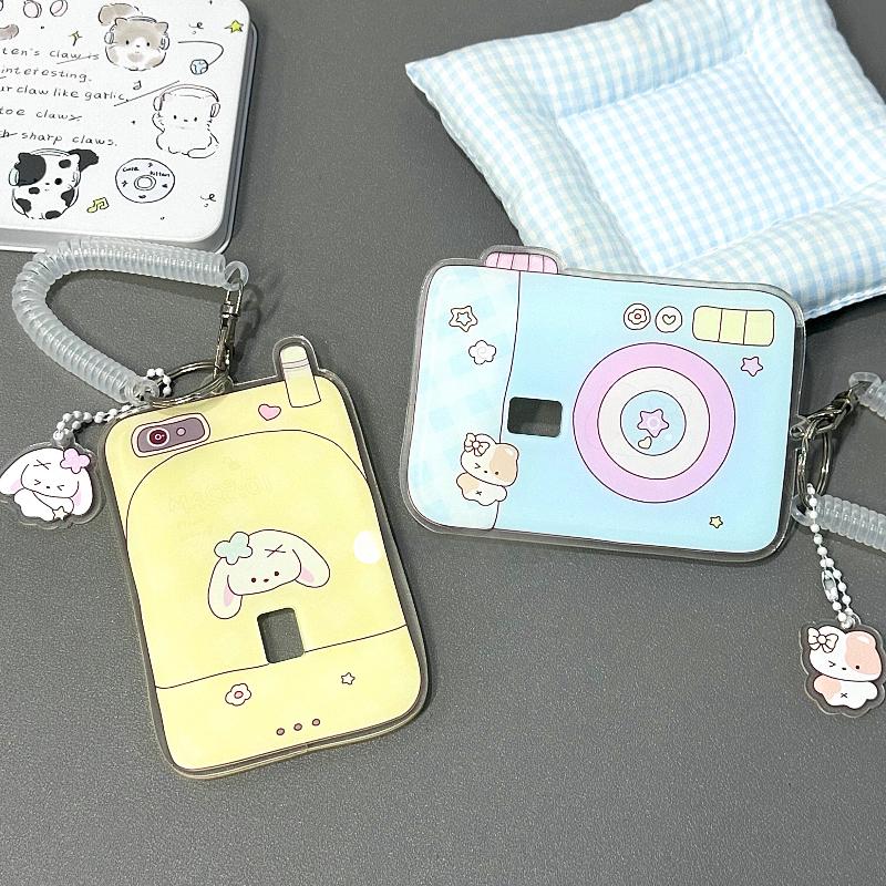 Cartoon Graffiti Digital Acrylic Photo Frame Cute Animal Photocard Holder 3 Inch Kpop Idol Anime Card Sleeves Original Design