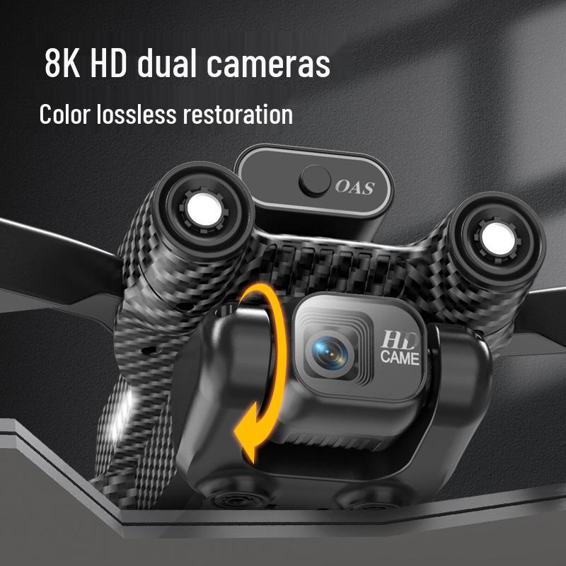 A13 Brushless Motor Drone: HD Aerial Photography, Folding Four-Axis, Optical Flow, Obstacle Avoidance, Remote Control Airplane