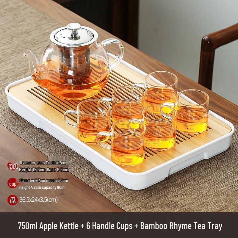 ZISIZ High Borosilicate Glass Teapot