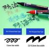 Feloran MK-79 Oil-Based Quick-Dry Industrial Waterproof High-Temperature Round/Oblique Tip Marker