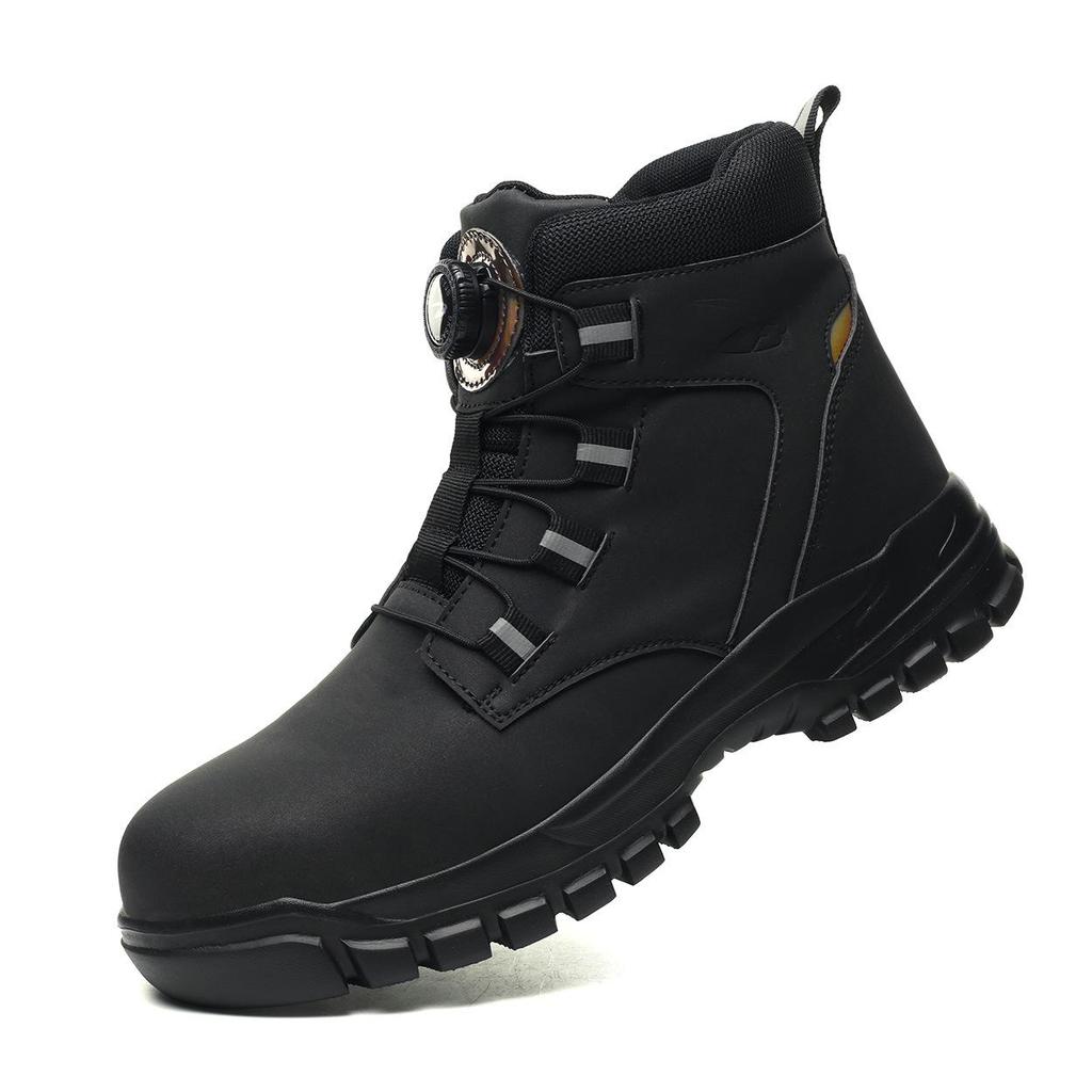 Men's Durable, Lightweight, Water-Repellent Safety Boots - Anti-Smash, Anti-Puncture Protection