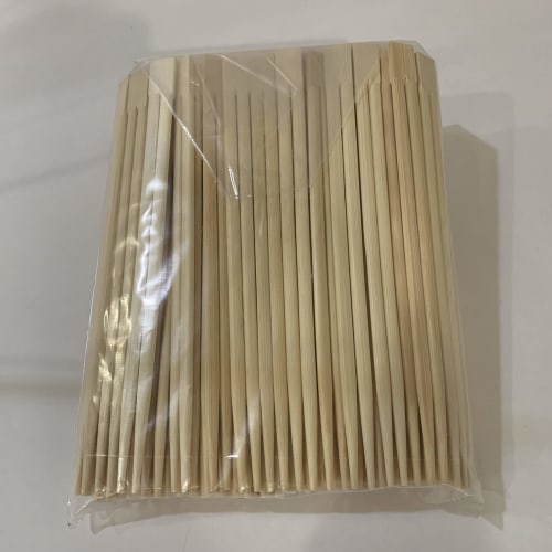 Yanagi Products Bambus Essstäbchen, Doppelpack, 21cm, 100 Paare, mit Knoten, Großpackung, für den gewerblichen Gebrauch, P-421