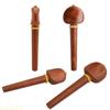A1A2 4Pcs Cello Pegs Mahogany Tuning Pegs Musical Instruments Cello Replacement Parts Cello Tuner Pegs Mechanic Part