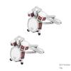 Drum Set Red Dot Painted Metal Enamel Cufflinks Men's French Shirt