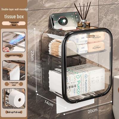 ZISIZ Waterproof Wall-Mounted Tissue Box