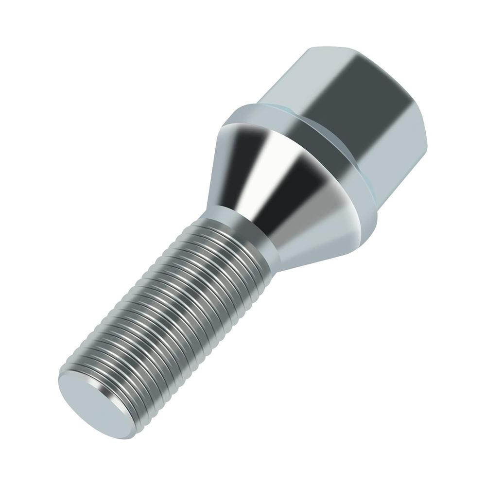 Silver Wheel Lug Bolt Shank M12x1.25 28mm For Jeep Renegade 2015-2019