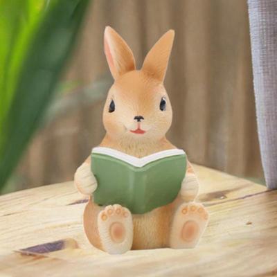 Garden Tiny Animal Figurine Landscaping Decoration Cute Modern Birthday Gift Mini Resin Statue