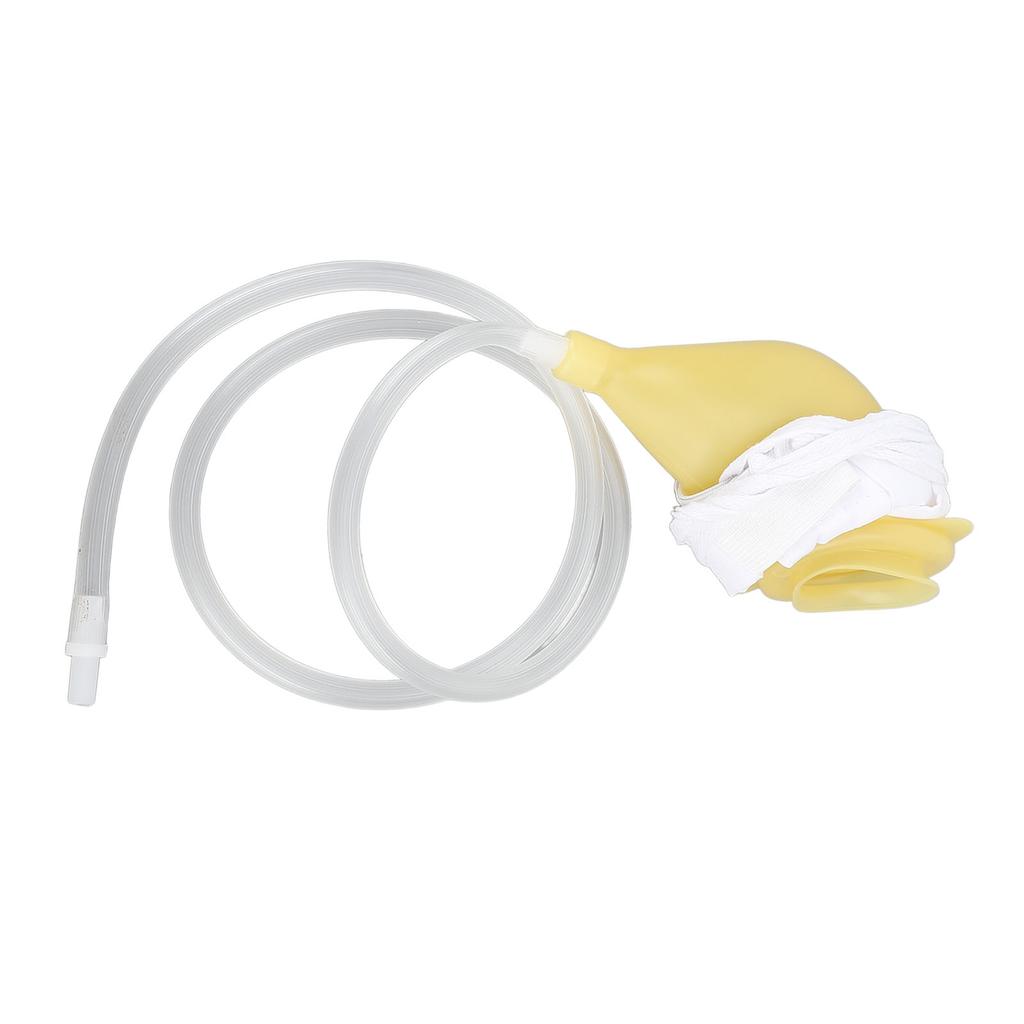 Urinary Collection System Leakproof Reusable 1000ml Capacity Latex Wearable Collection Urinal for Men Use
