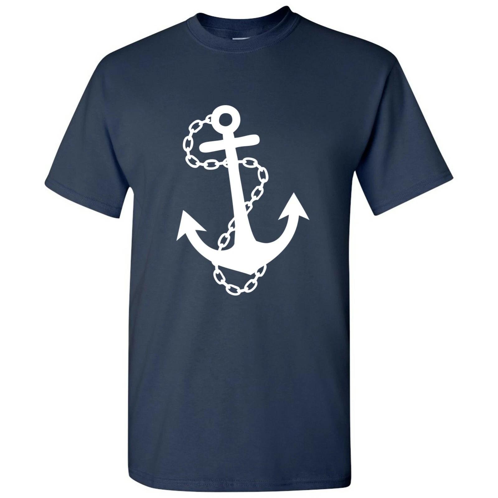 Базовая хлопковая футболка Anchor 4XL