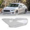 Left/Right Replacement Headlamp Cover Headlight Lens Cover IN2502157 260604HB0B 26010-4HB0A for Q50 2014-2021