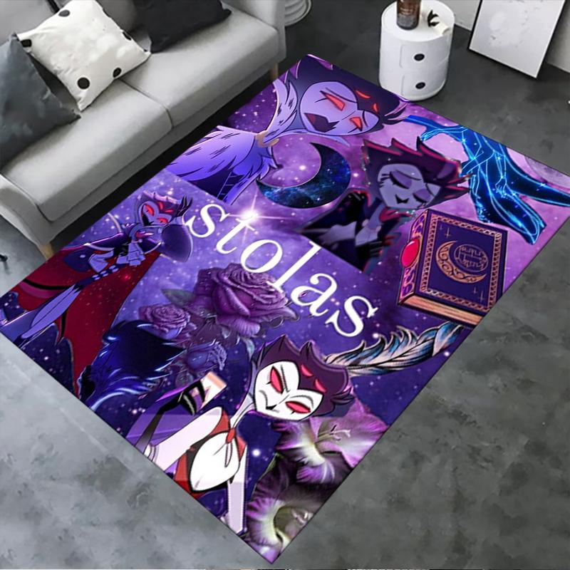 

2025 New Helluva Boss Carpet Rug for Living Room Bedroom Home Sofa Decoration,Kids play Non-slip Floor Mat 38 40x60cm( 15x23in )