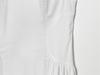 Women's Pleated Bow Backless Midi Dress with Stand Collar