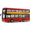 1/50 Bus Turistico di Lusso Giocattolo Diecast Modello Miniatura Pull Back Suono & Luci Collezionabile Educativo Regalo Per Ragazzo Bambini