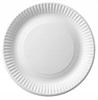Round paper plates 18 cm 12 pieces white grill