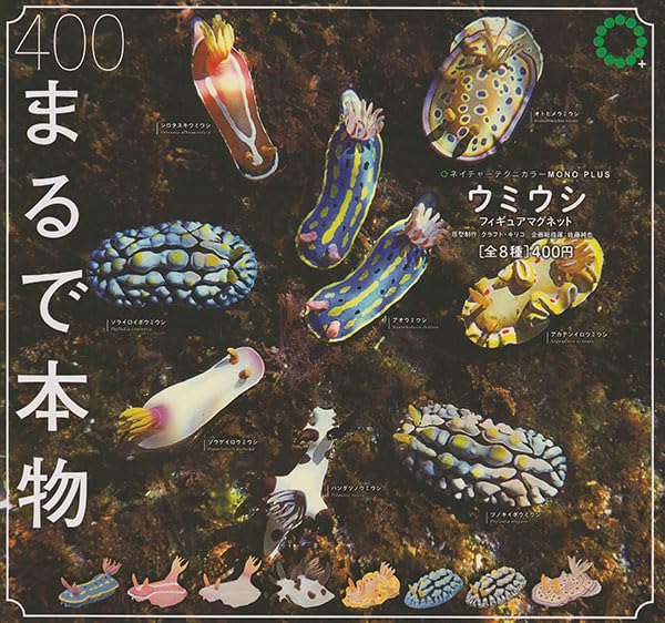 

Nature Technicolor MONO PLUS Фигурка морского слизняка Магнит из 8 типов Ikimon Gacha Gacha Капсульная игрушка [набор] (Полный Полный)]