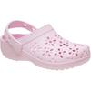 Crocs Classic Clog Floral Cutout Comfortable Breathable Lightweight Shock Absorption Low Top Sandals Kids sandals Pink 210943-6ZW