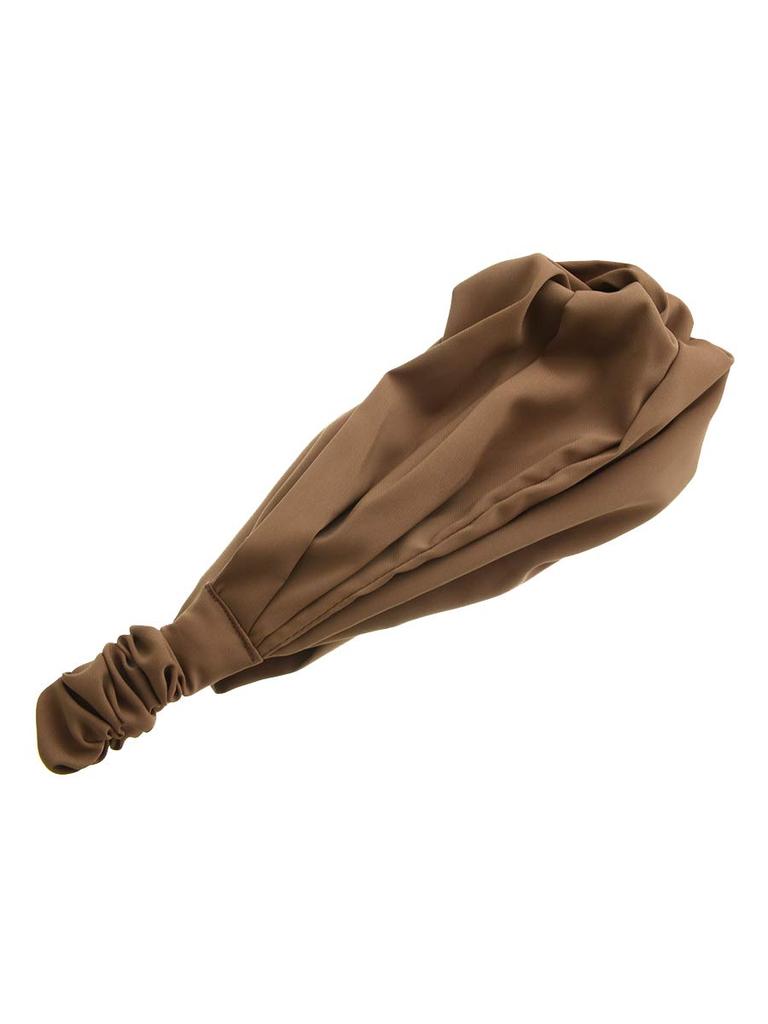 VINGTAINE Cross Turban Simple Hair Headband, Plain, Casual, Sophisticated, Accessory, HB-87-CAM