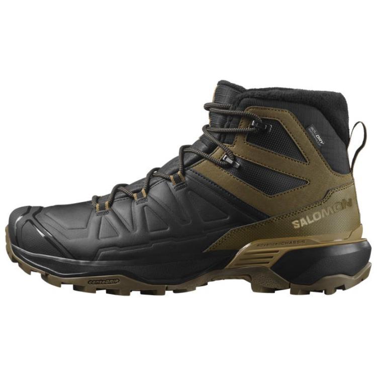 

SALOMON X Сверхкомфортные Водонепроницаемые Походные Ботинки Мужские Походные Ботинки Черные Зеленые L47585700 45⅓