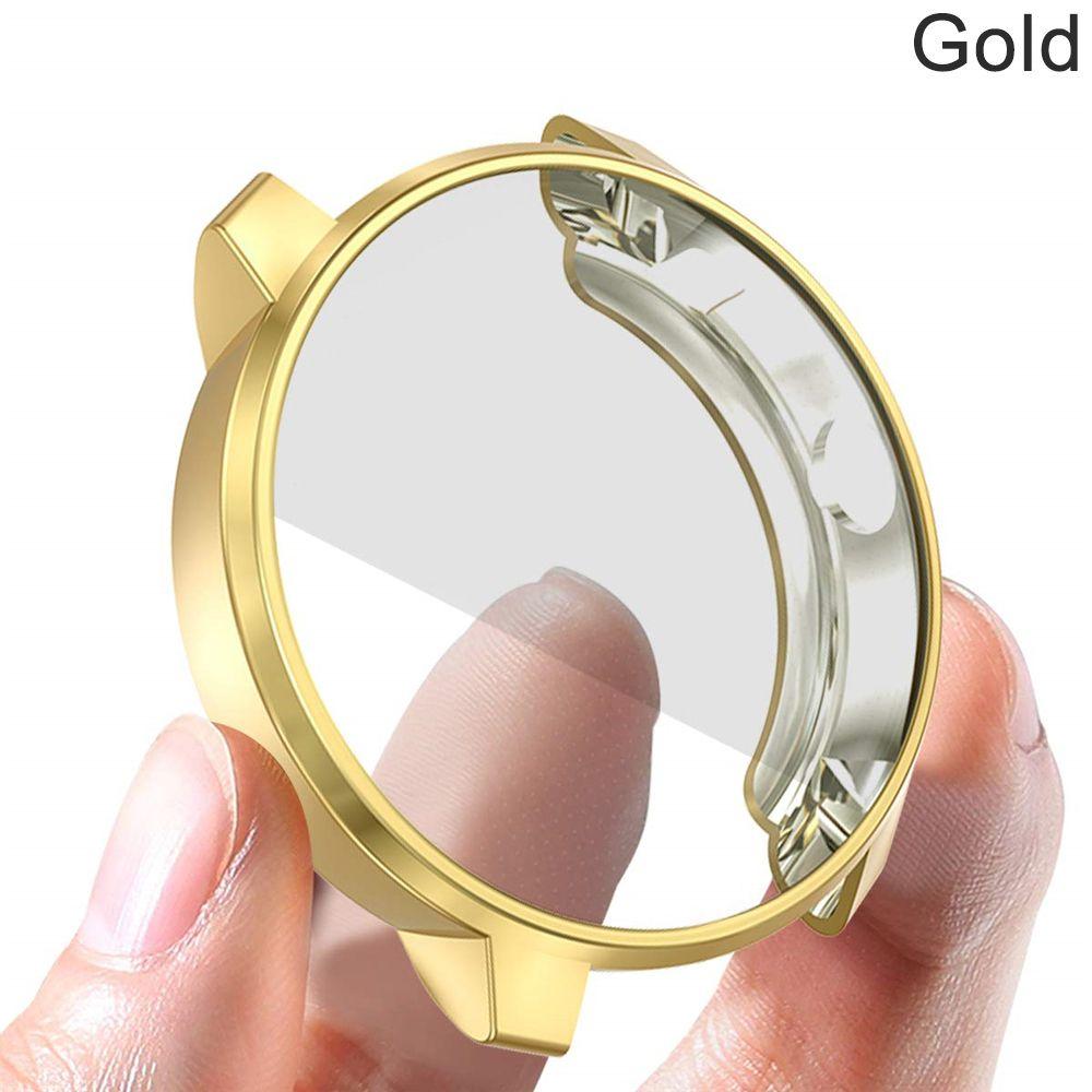 Smart Electroplated Slim TPU Watch Case Protective Cover Silicone Shell Screen Film