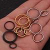 Stainless Steel Minimalist Open & Closed Nose/Ear Piercing Ring - European & American Style