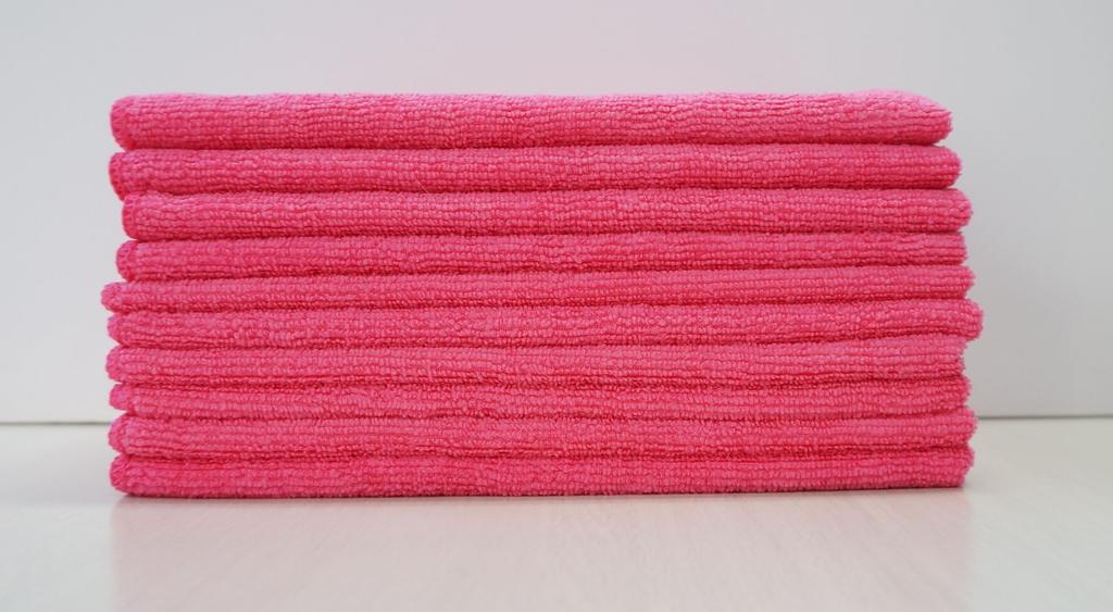 Pikarin Microfiber Towel (Pink, 10-Piece Set) MFT-P