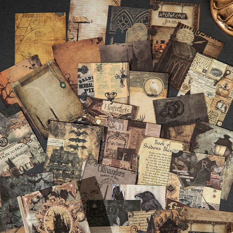 Retro mini příručka Dekorativní materiály Kniha karetní hry Kniha mechanismů staré série Twilight Kniha kreativní dárková krabička