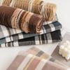 Street plaid imitation cashmere scarf Fashion commuter scarf Women's warm neck protection scarf Cold protection shawl