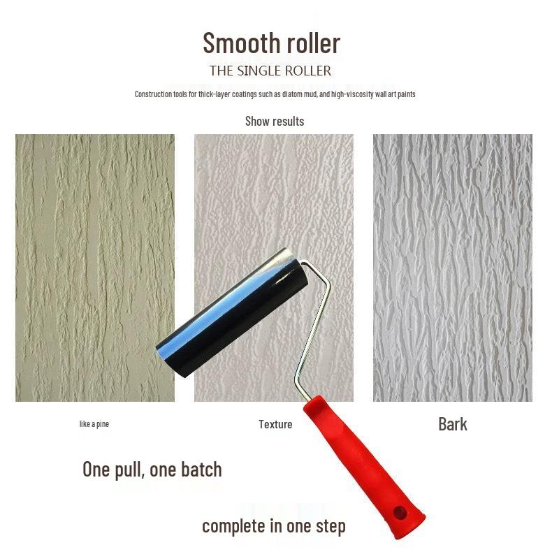 Diatom Mud Texture Cement Paint Roller for Flat Surfaces