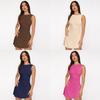 Y2k Pure Desire Slim Fit Backless Sleeveless Short Dress For Summer Nightlife