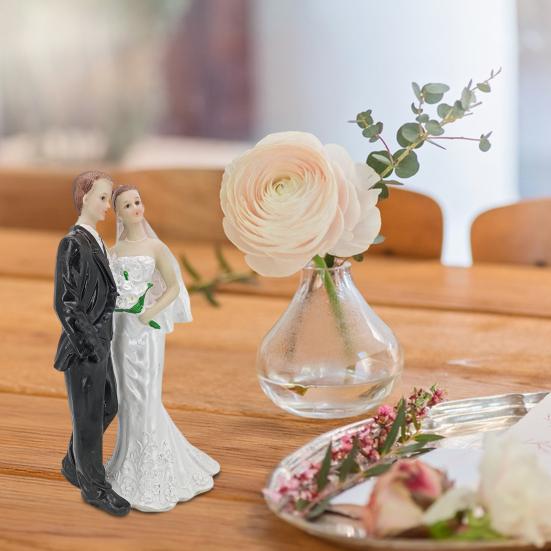 Couple Statue Wedding Cake Topper Resin Bride And Groom Figurine